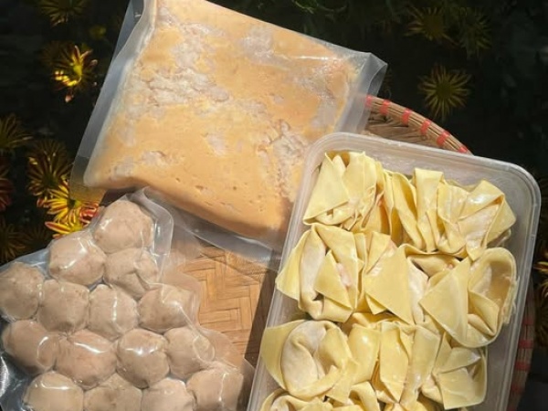 hoành thánh tôm thịt - 500gr