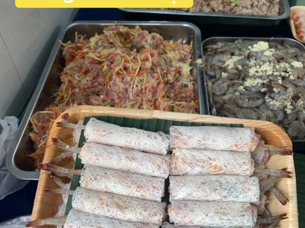 chả giò tôm thịt-500gr